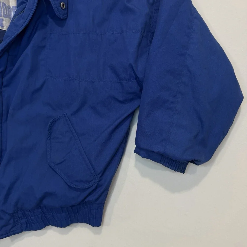Vintage 80s Blue Stone Ridge N.Y. Paris Bomber Ski Jacket Sz XL Join The Winners